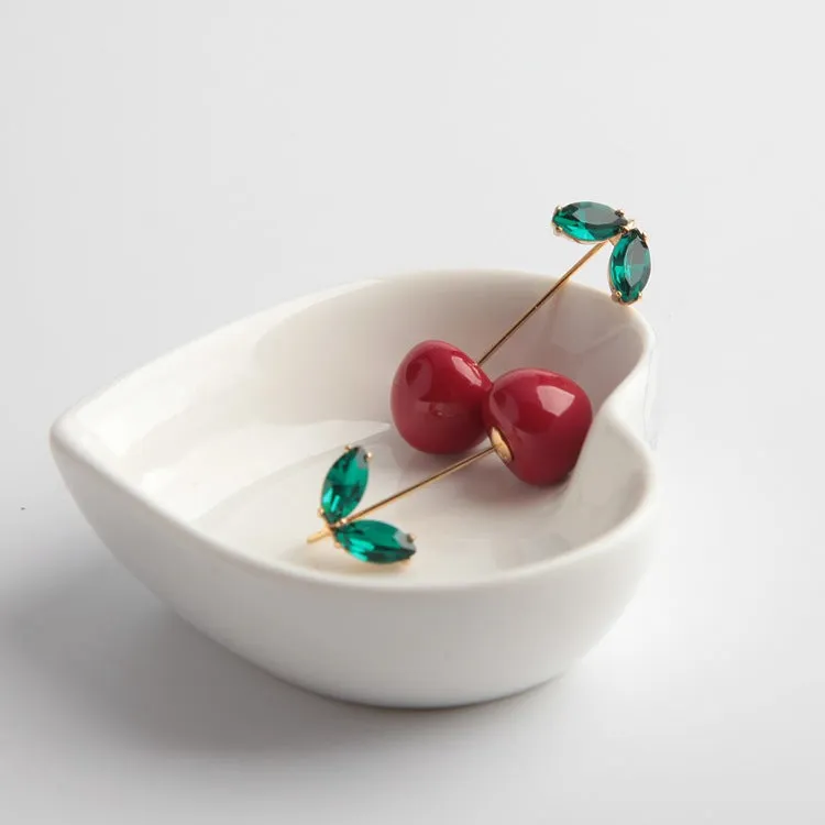 Ma Cherie Cherry Hanger Earrings