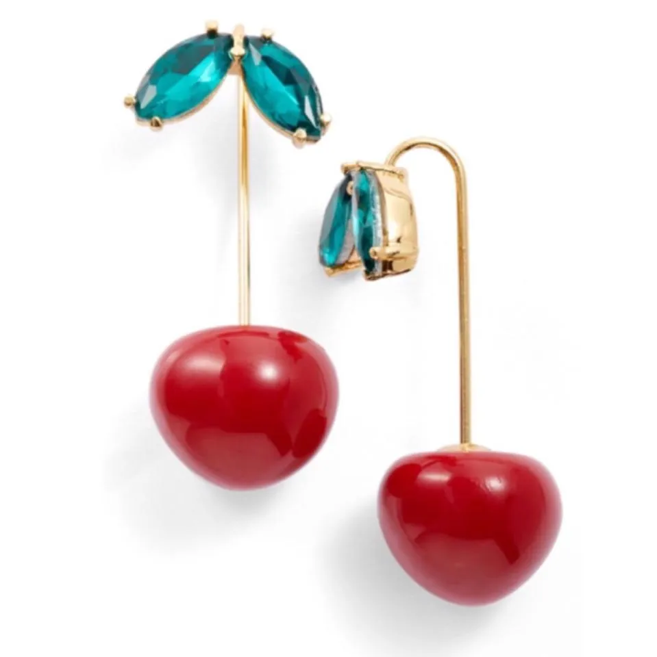 Ma Cherie Cherry Hanger Earrings