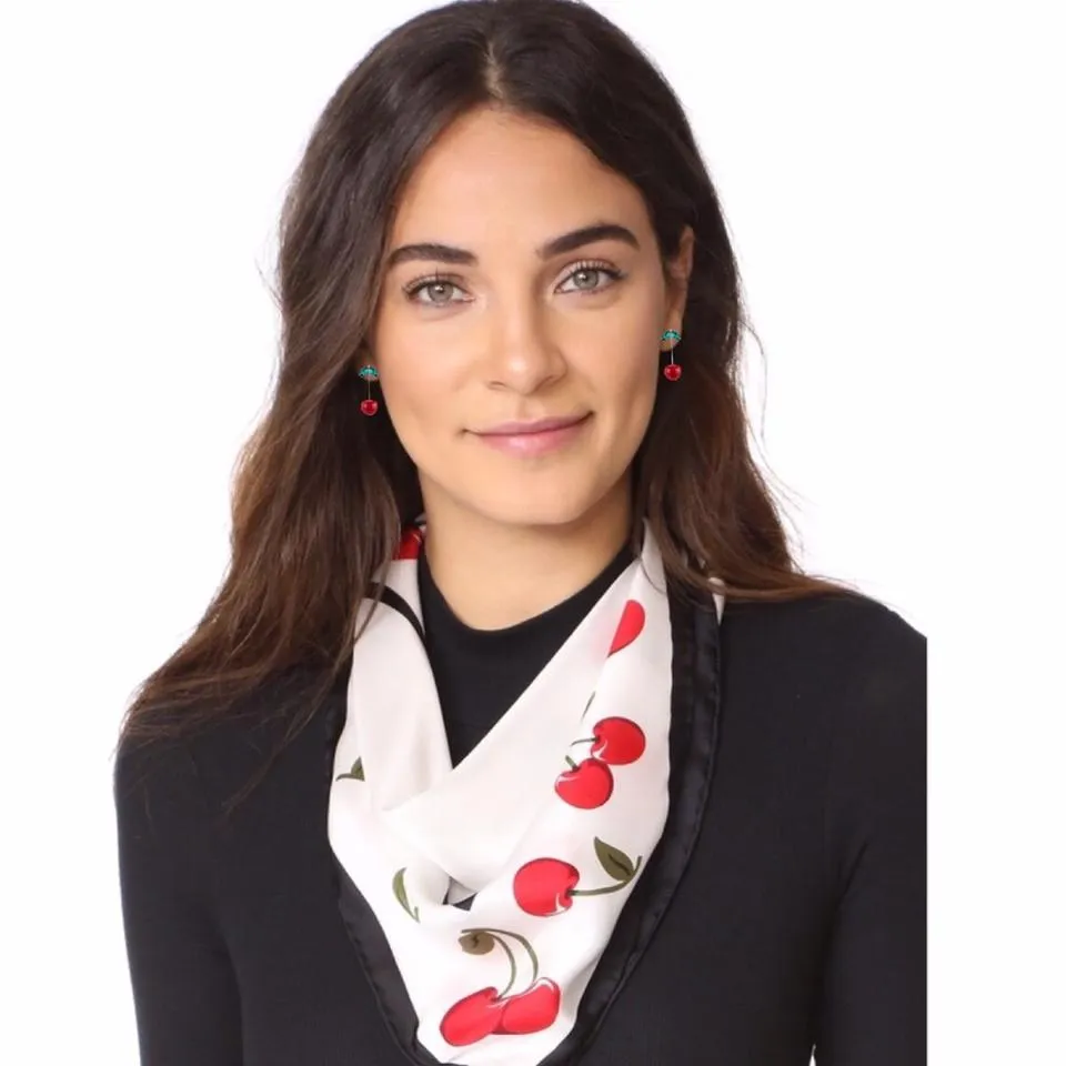 Ma Cherie Cherry Hanger Earrings