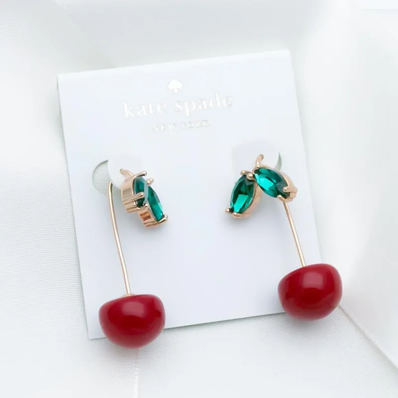 Ma Cherie Cherry Hanger Earrings