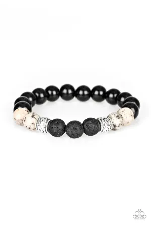 Mantra White Paparazzi Bracelet