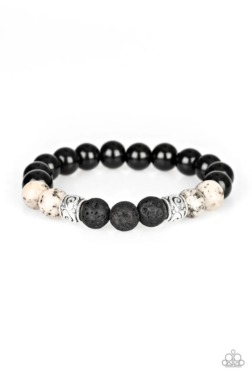 Mantra White Paparazzi Bracelet