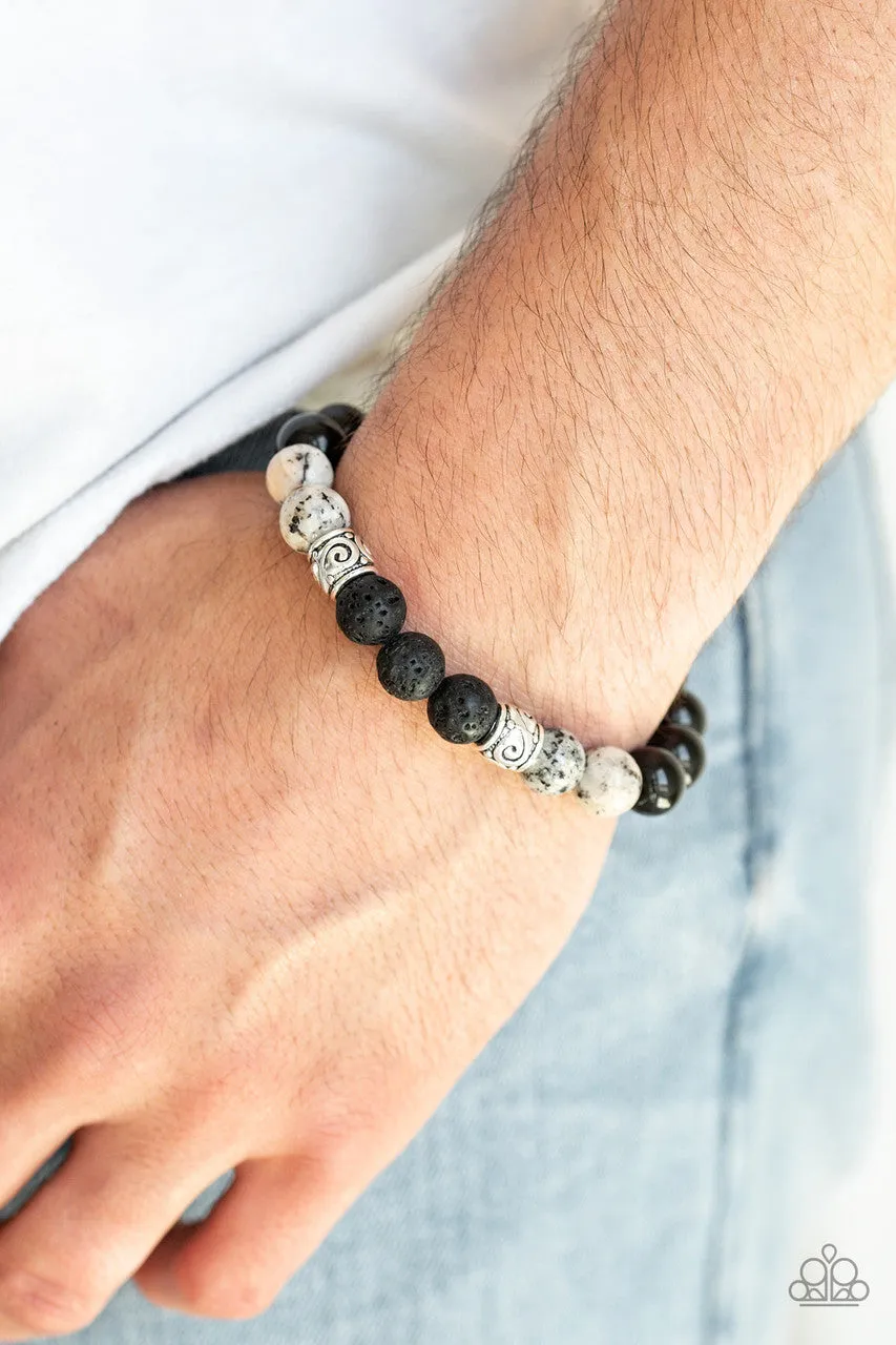 Mantra White Paparazzi Bracelet