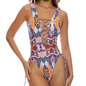 MARACUYA KISSES - Open Side One Piece Bodysuit