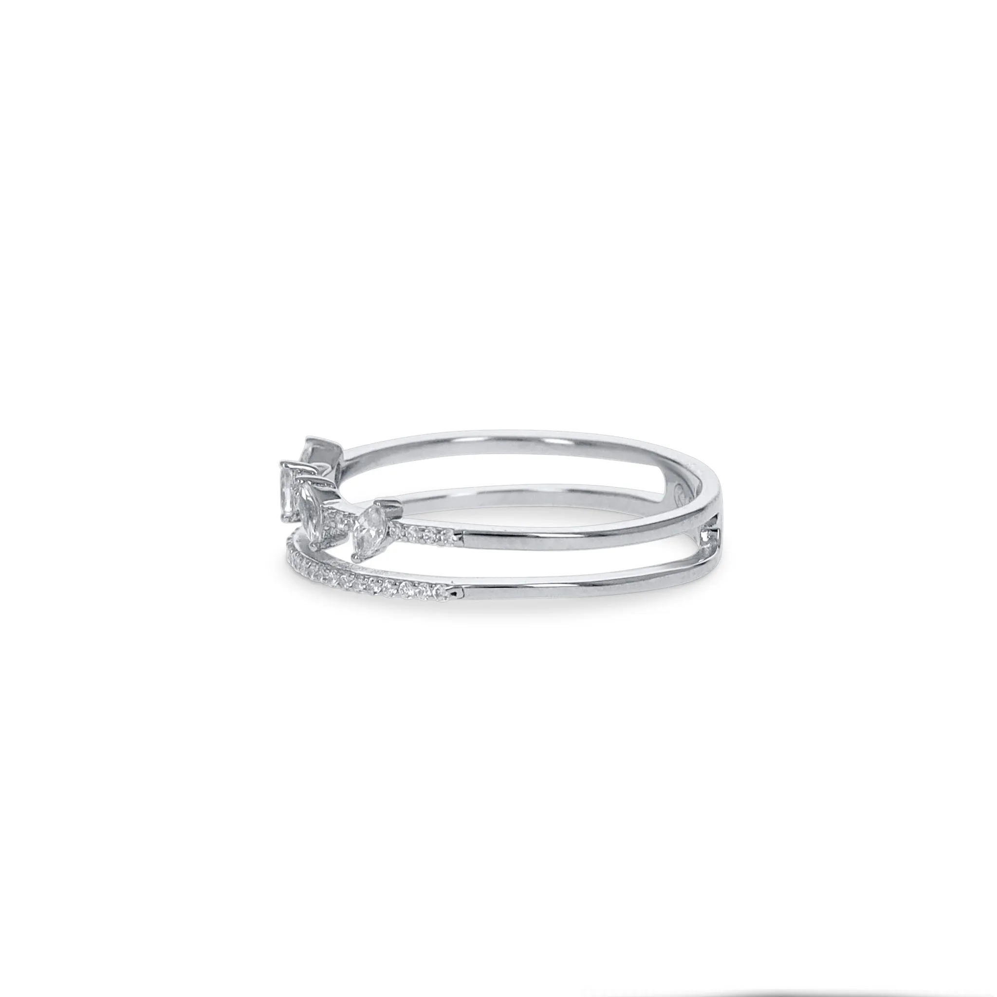 Marquise Layered Ring