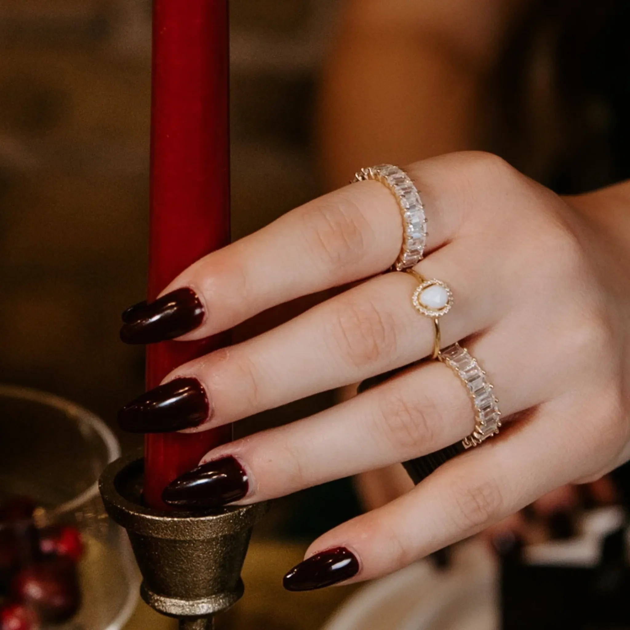 Marquise Layered Ring