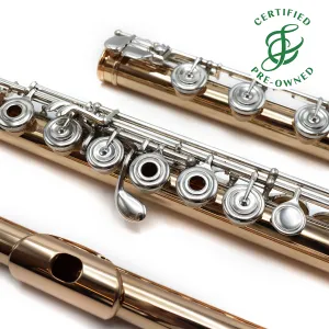 Mateki Flute #2094 - 14K gold, offset G, split E mechanism, C# trill key, B footjoint