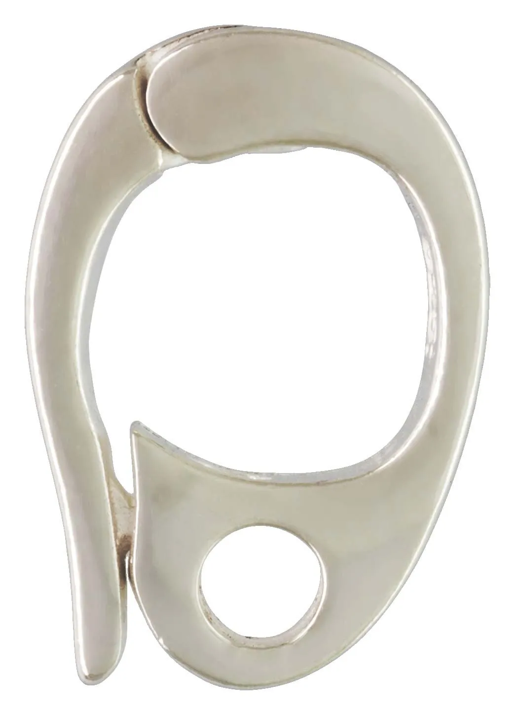 Medium Pearl Enhancer w/ Ring, Sterling Silver. Made in USA. #5003672R