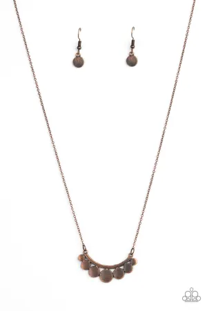 Melodic Metallics Copper Paparazzi Necklace