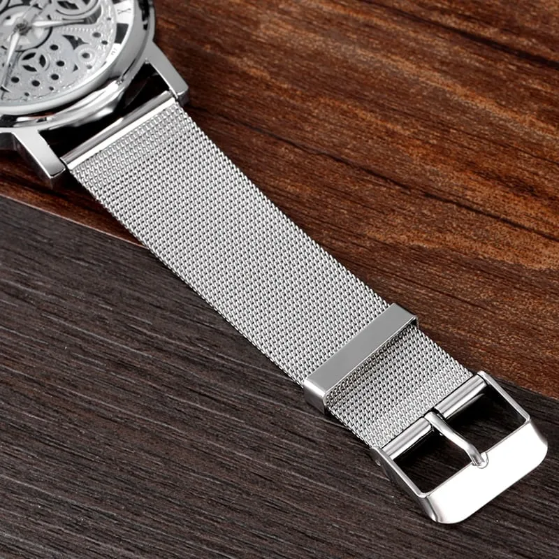 Men's Mesh Belt Quartz Watches
