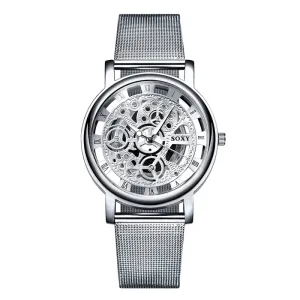 Men's Mesh Belt Quartz Watches