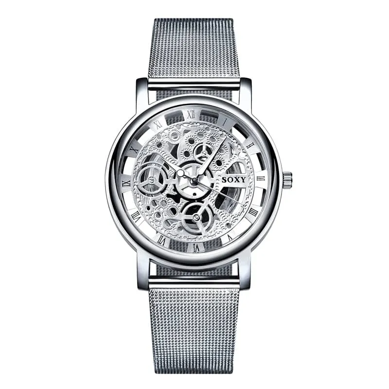 Men's Mesh Belt Quartz Watches