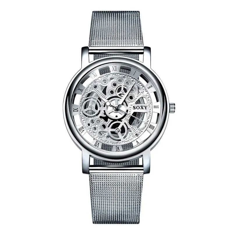 Men's Mesh Belt Quartz Watches