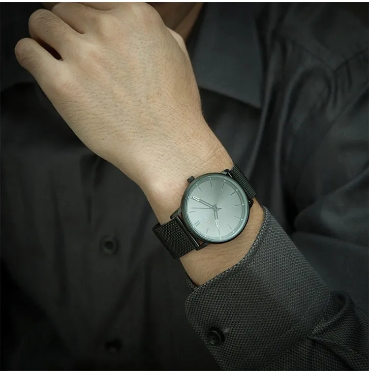 Mens Top Brand Watches CURREN Luxury Quartz Watch Men Waterproof Sport Wrist Watch For Men Slim Mesh Clock Relogio Masculino