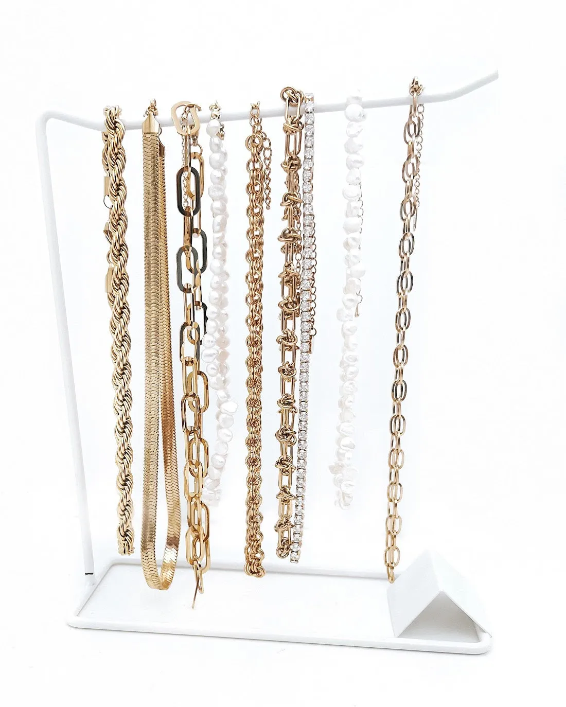 Metal Bar Jewelry Display