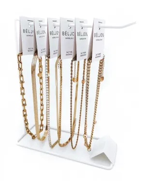 Metal Bar Jewelry Display