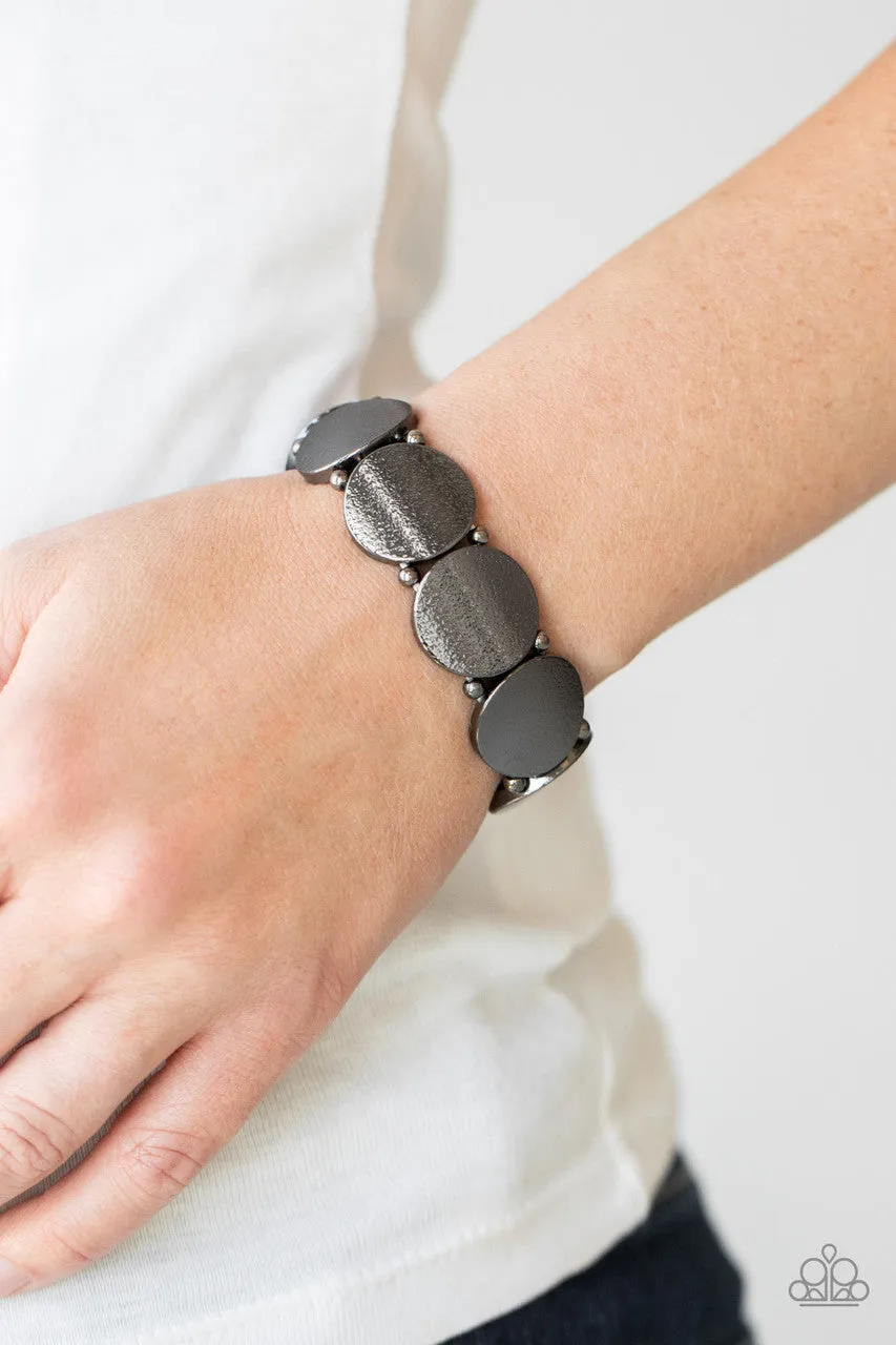 Metallic Spotlight Black Paparazzi Bracelet