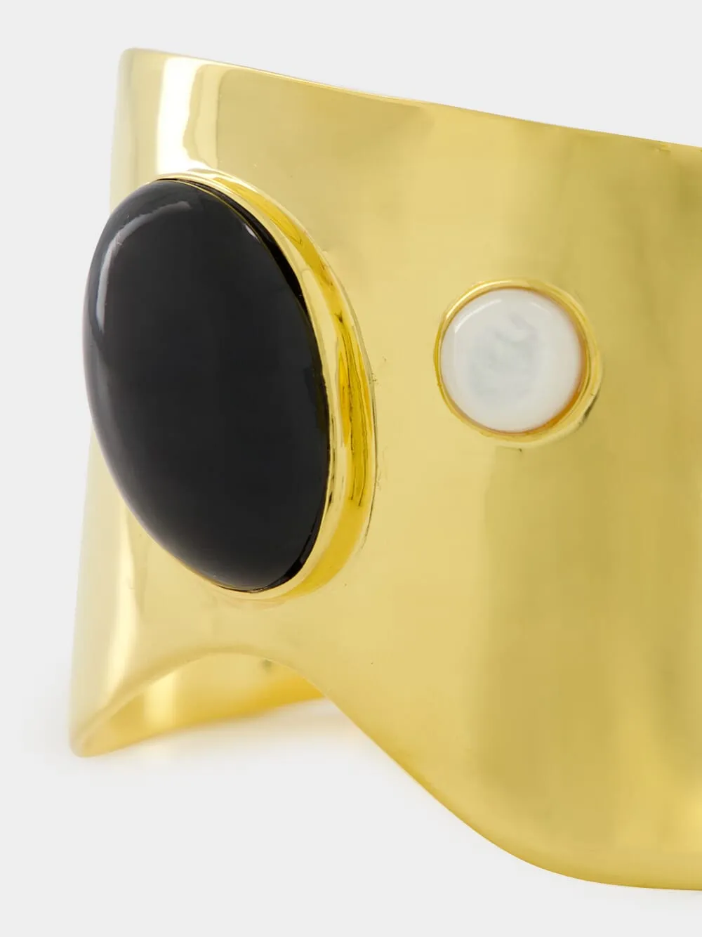 Midnight Gold-Plated Organic Cuff