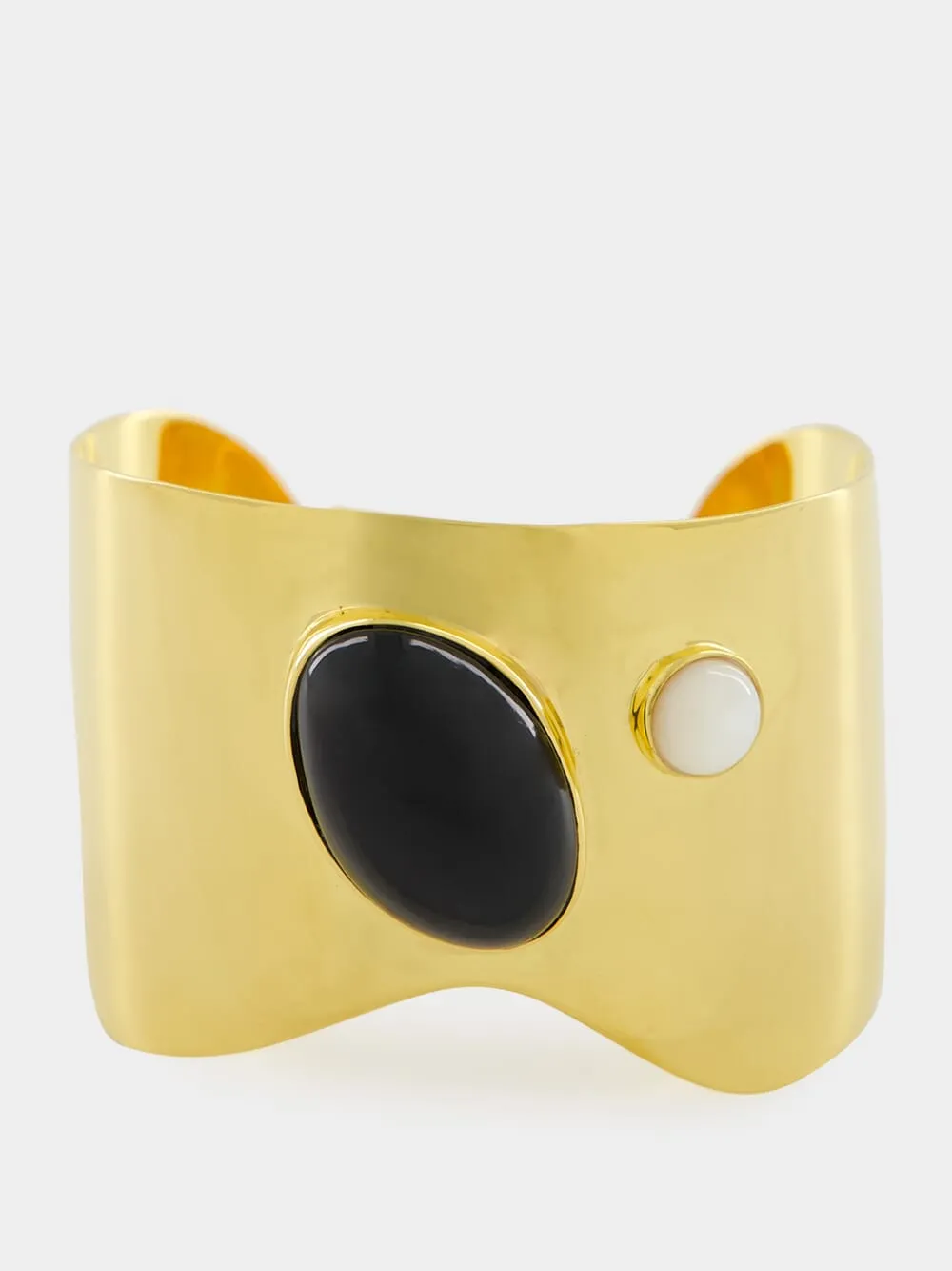 Midnight Gold-Plated Organic Cuff
