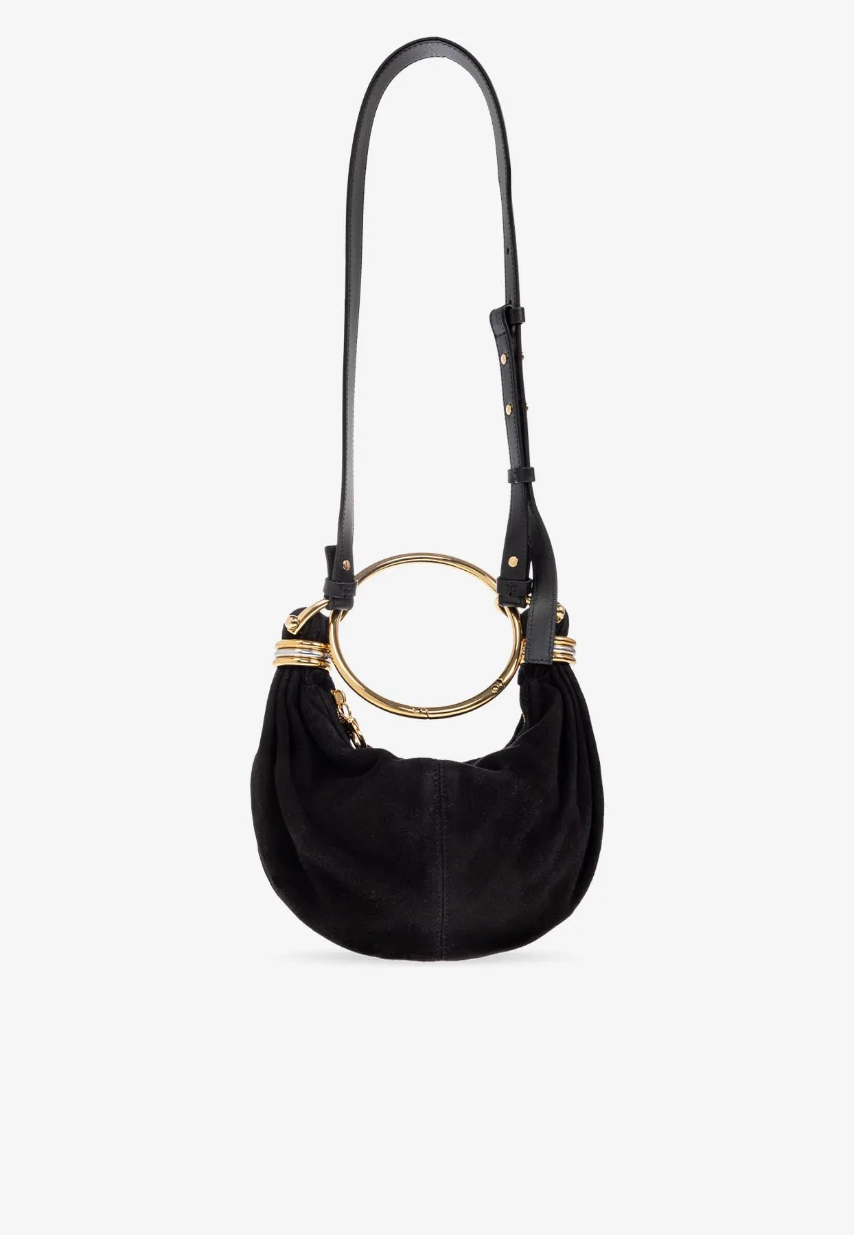 Mini Bracelet Suede Hobo Bag
