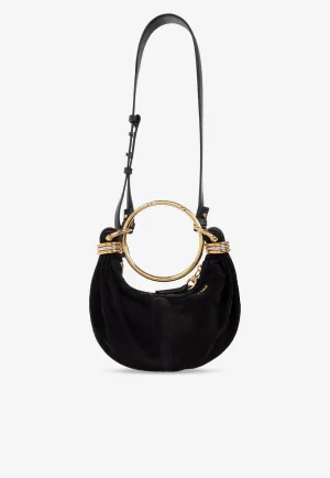 Mini Bracelet Suede Hobo Bag