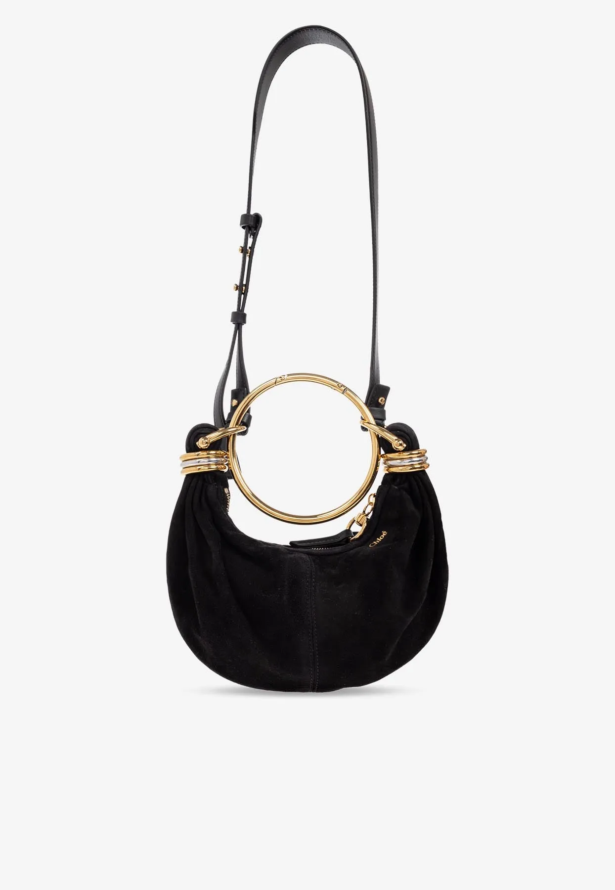 Mini Bracelet Suede Hobo Bag