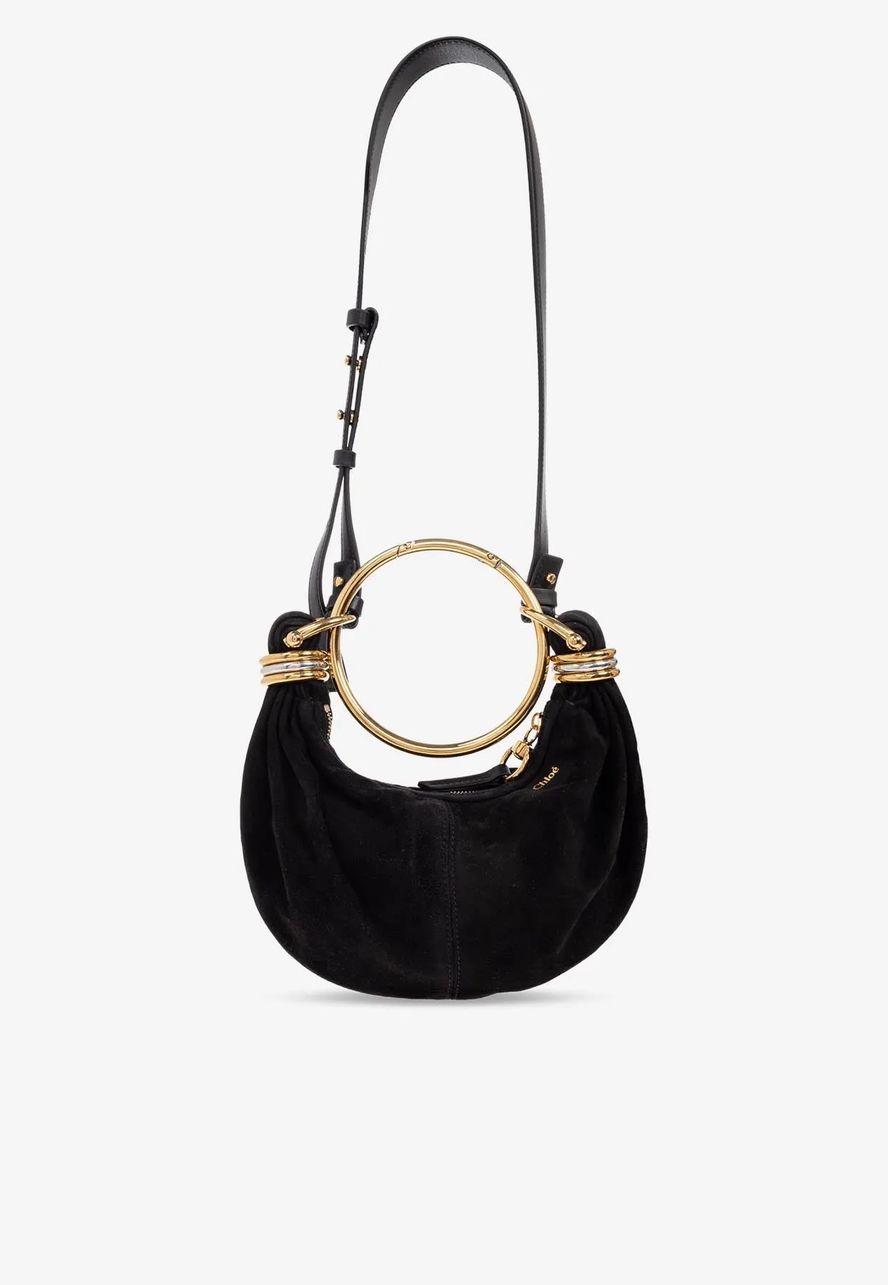 Mini Bracelet Suede Hobo Bag