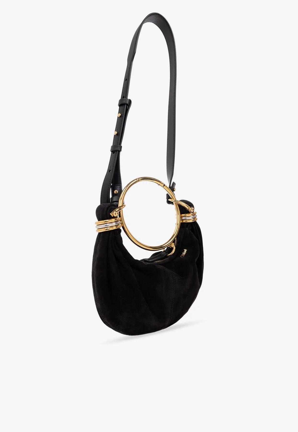 Mini Bracelet Suede Hobo Bag