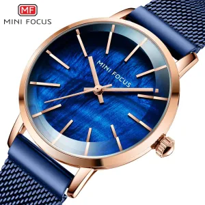 MINI FOCUS Women Watch Top Luxury Brand  Female Waterproof Fashion Lady watches Woman Mesh Belt Quartz Wristwatch Reloj Mujer