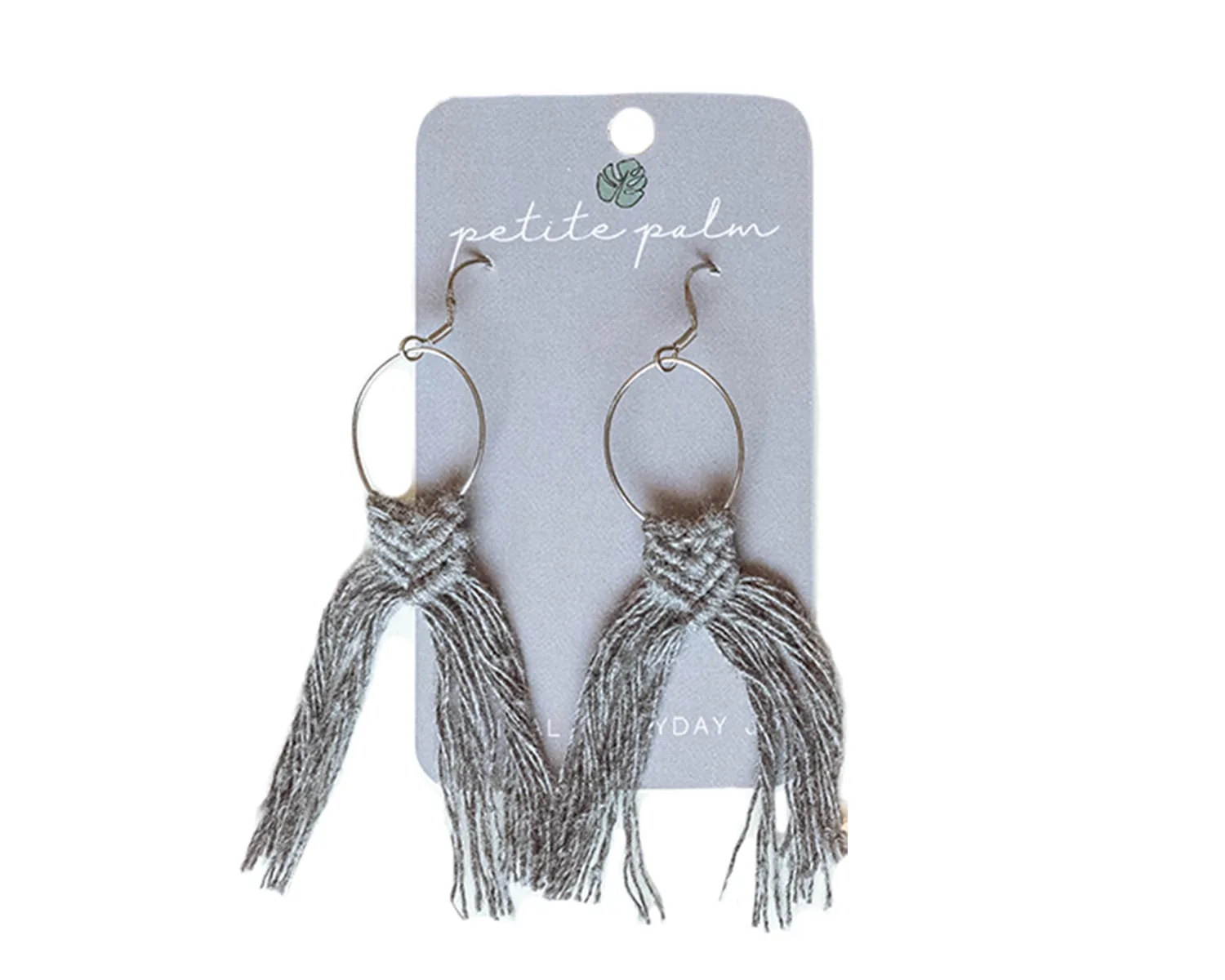 Mini Mac Earrings - Grey
