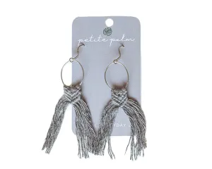 Mini Mac Earrings - Grey