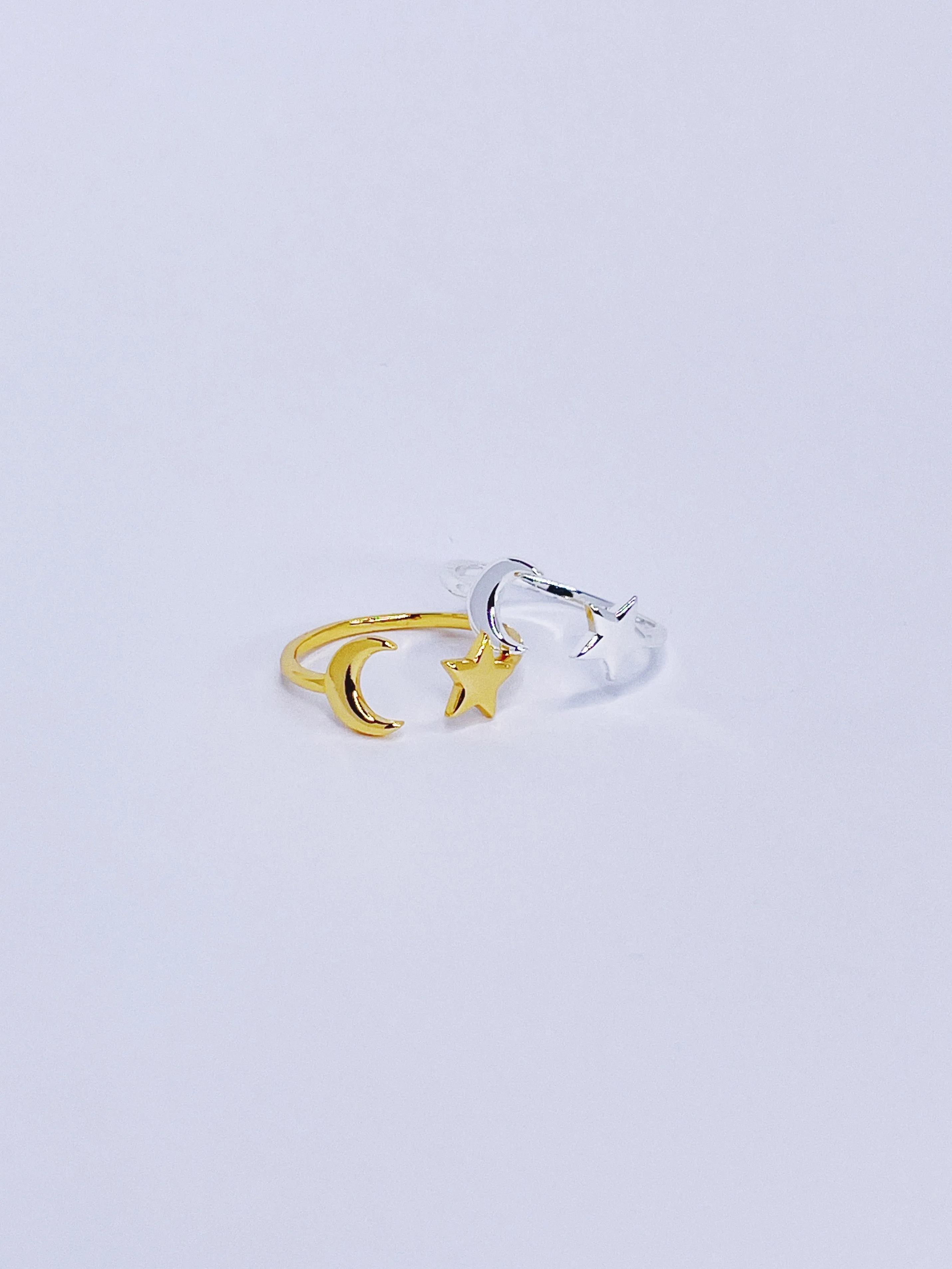 Moon   Star Ring
