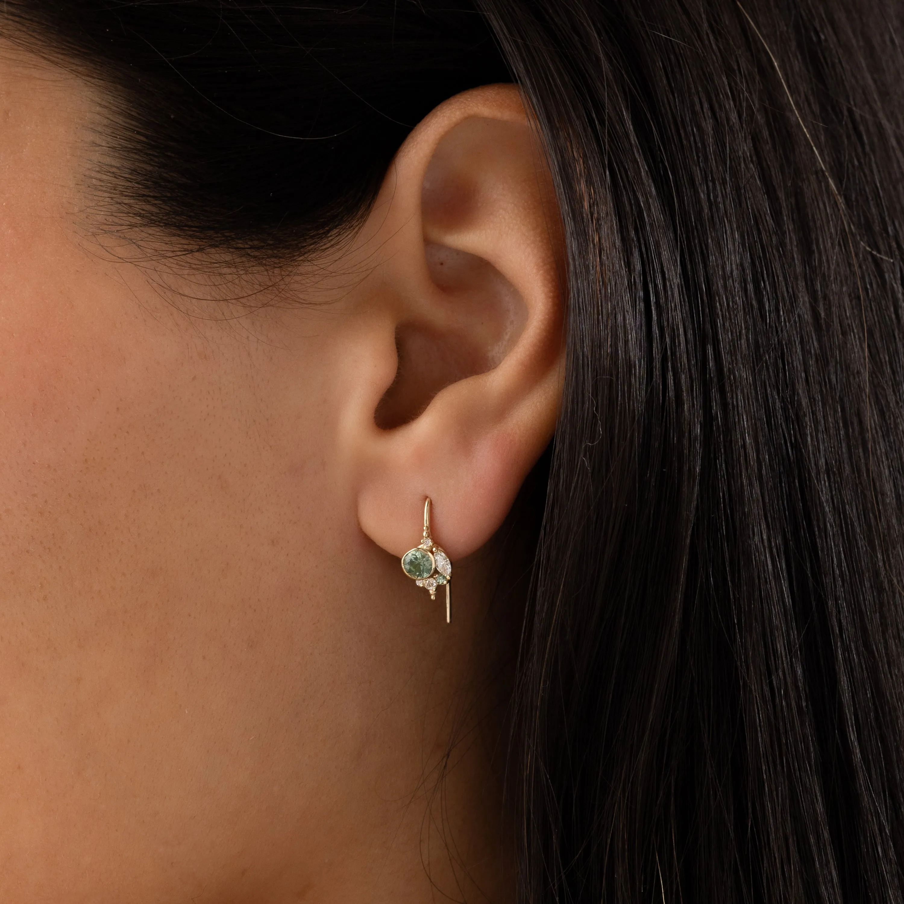 Mossy Threader Earrings - OOS