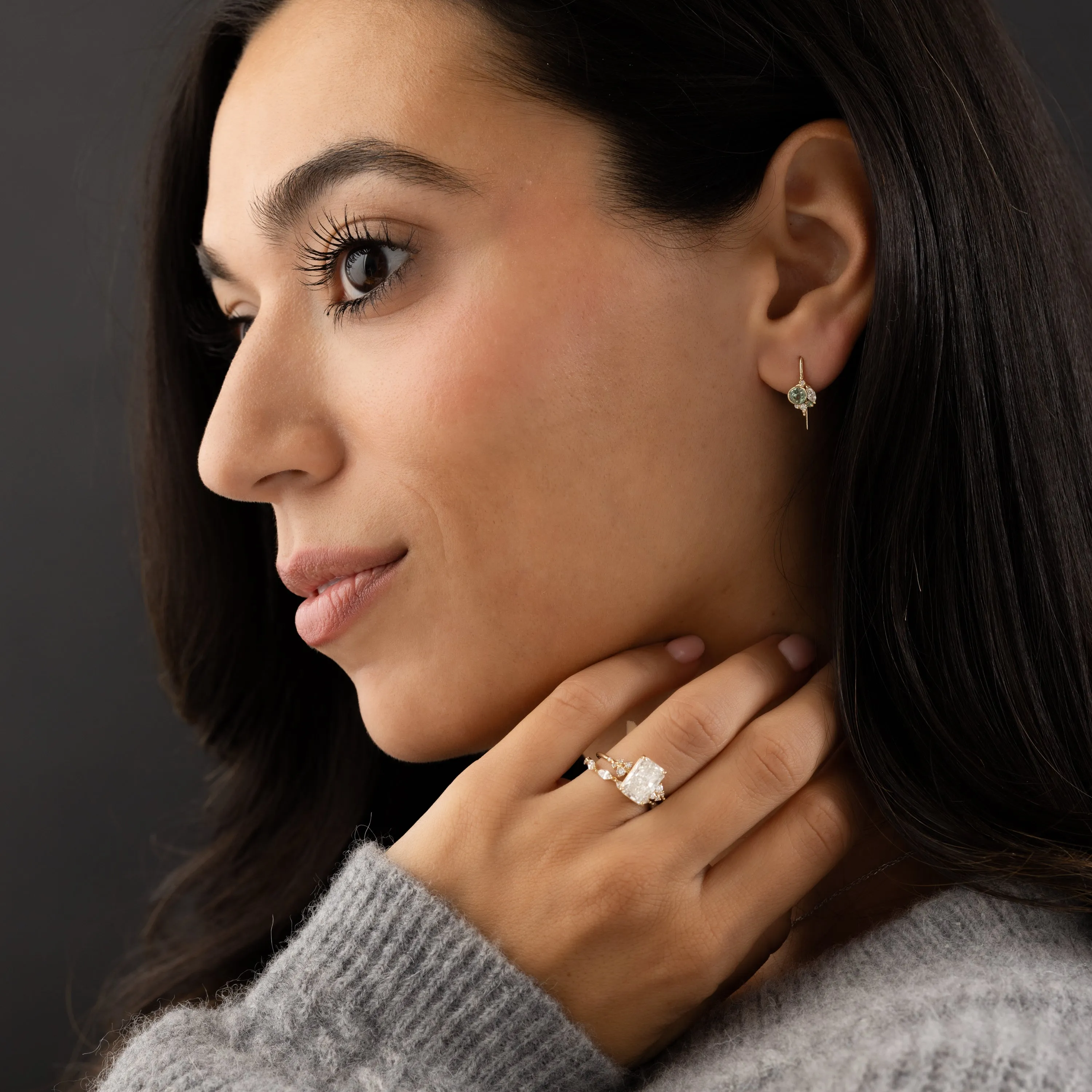 Mossy Threader Earrings - OOS