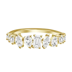 Multishape Diamond Band