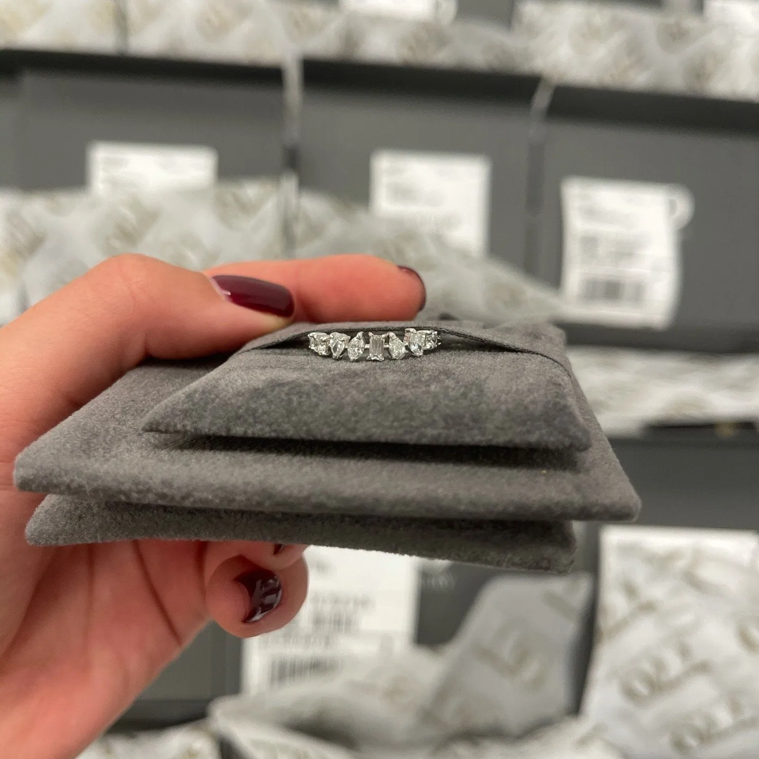 Multishape Diamond Band