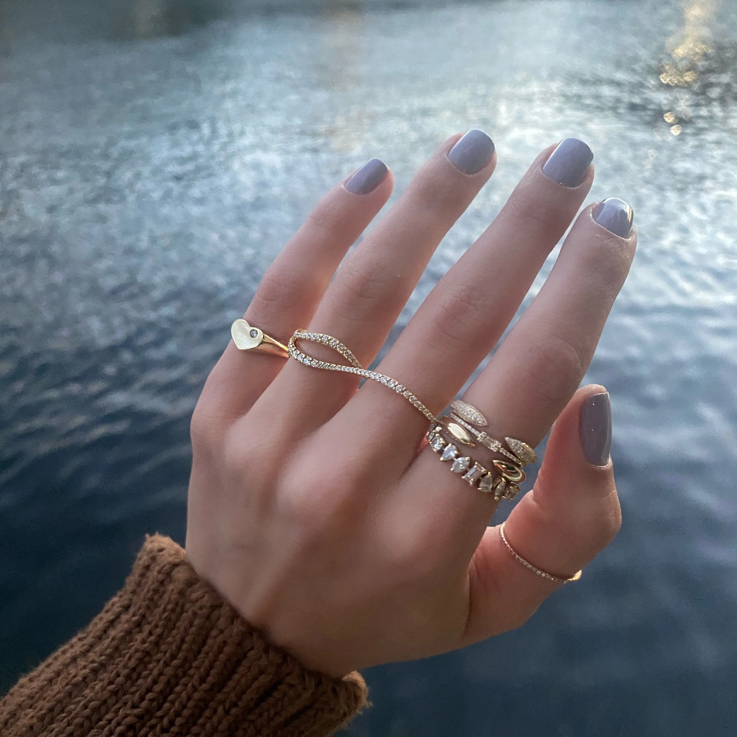 Multishape Diamond Band