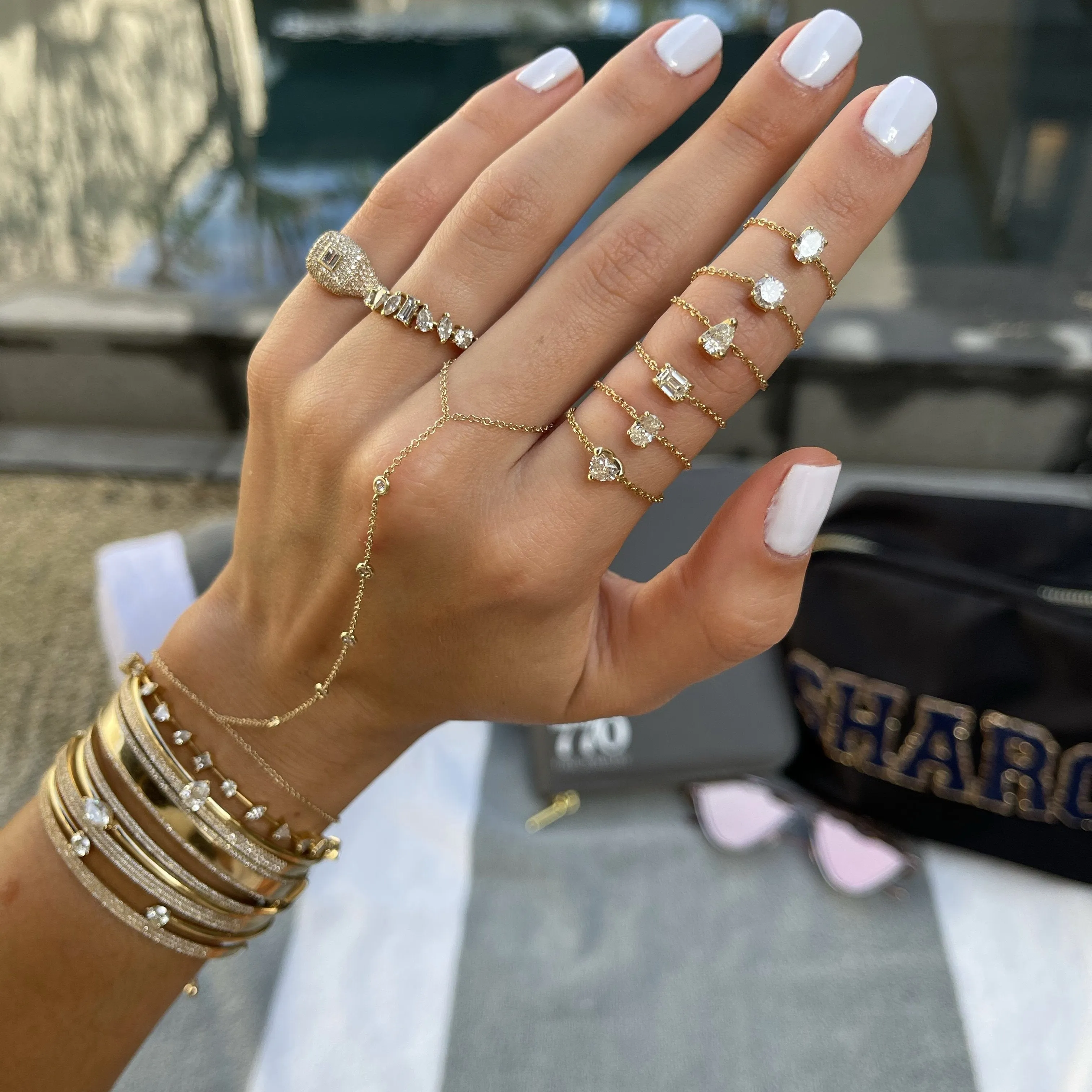 Multishape Diamond Band