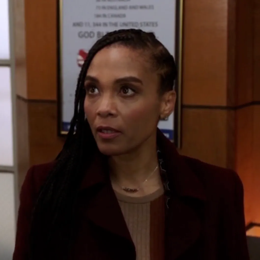 Natural Spinel Gemstone Bar Sterling Silver Necklace | As Seen On TV | Law & Order SVU