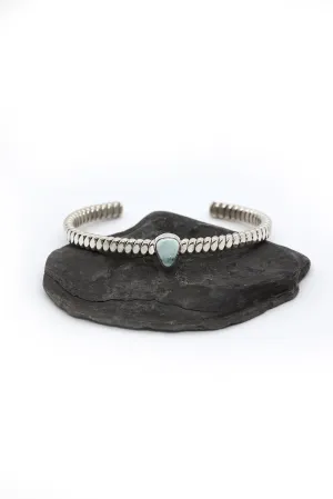 Navajo Handmade Dry Creek Turquoise Bracelet