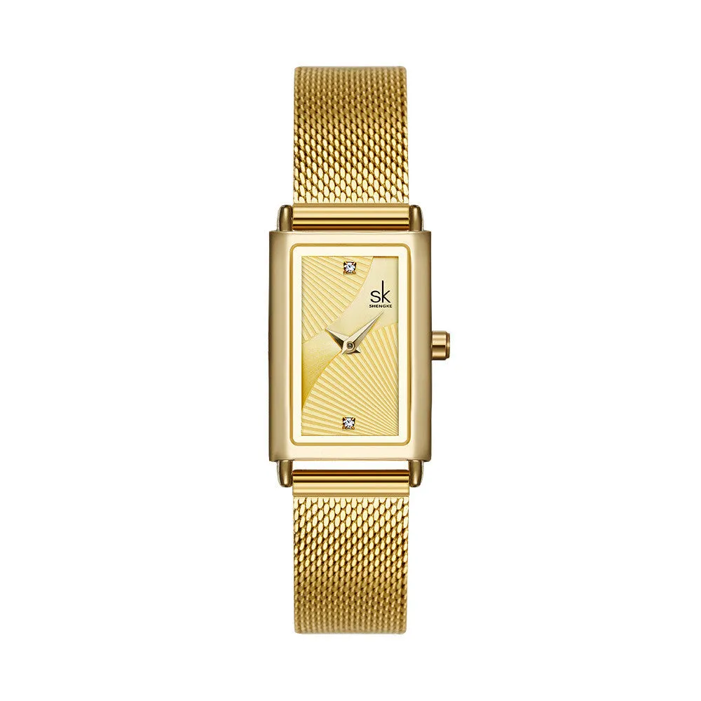 New Fashion Women's Watch Mesh Strap Watch Quartz Watch