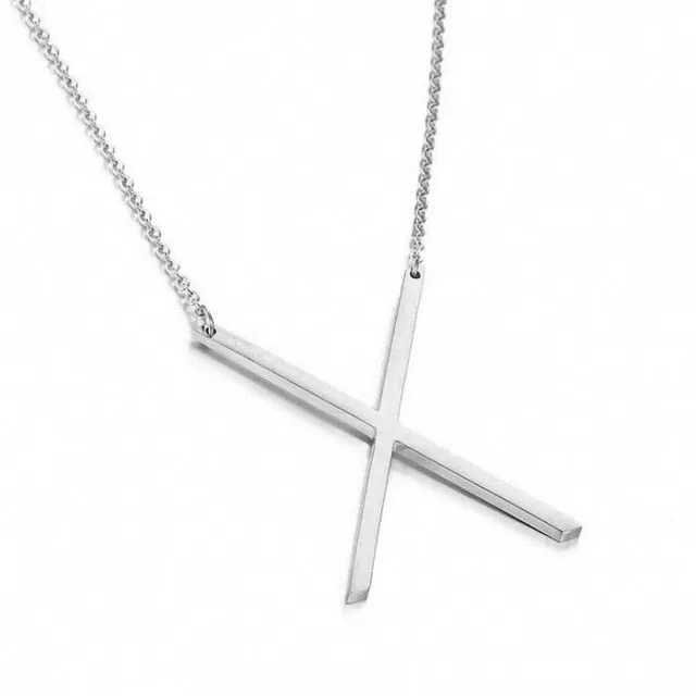 New Minimalist A-Z Letter Name Initial Necklaces For Women Big Letter Pendant Necklace