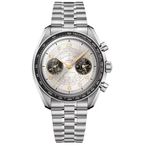 Omega Speedmaster Chronoscope "Paris 2024" Olympics, 43mm, Steel on Steel - 522.30.43.51.02.001