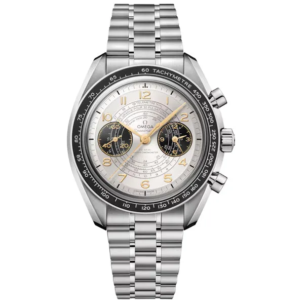 Omega Speedmaster Chronoscope "Paris 2024" Olympics, 43mm, Steel on Steel - 522.30.43.51.02.001