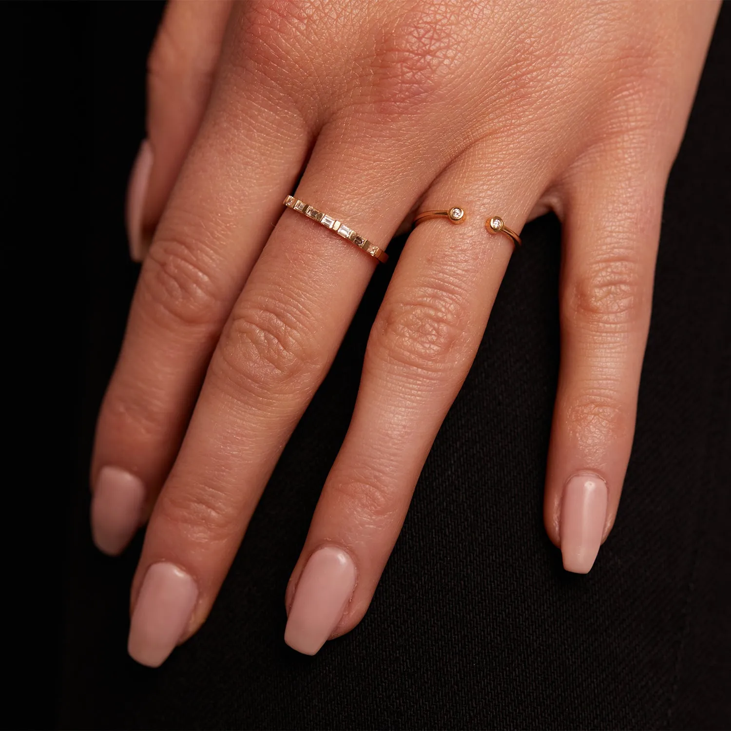 Open Diamond Ring
