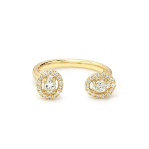 Open Halo Ring