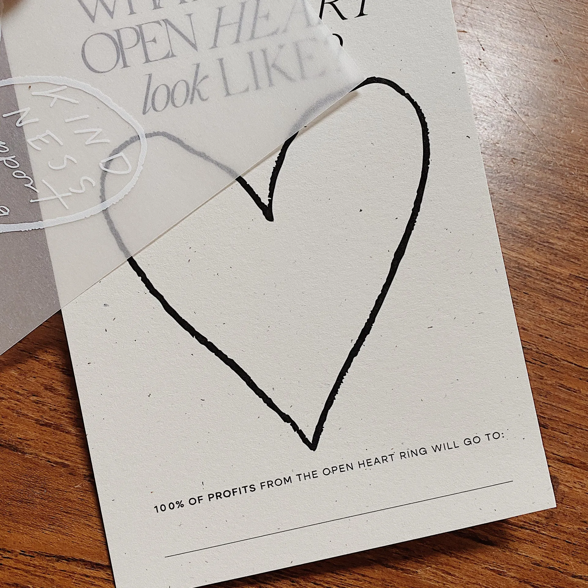 Open Heart Ring | Silver
