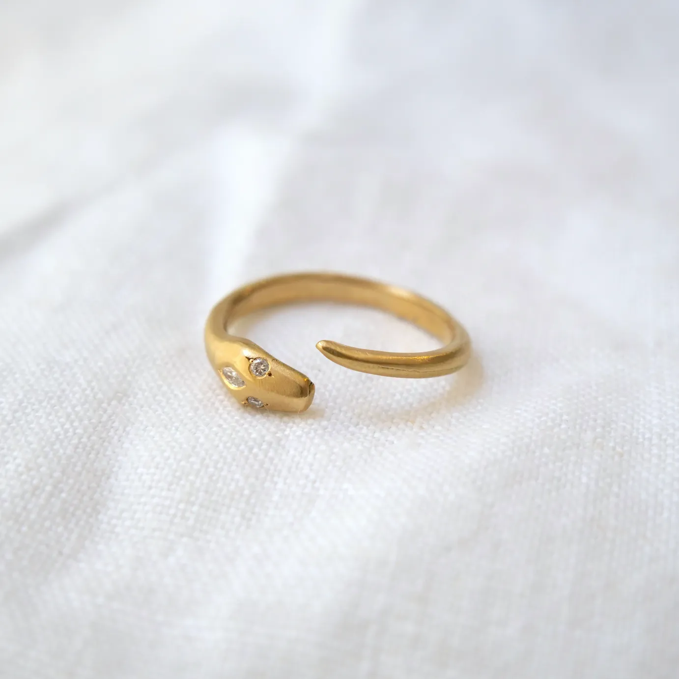 Open Ouroboros Marquise Diamond