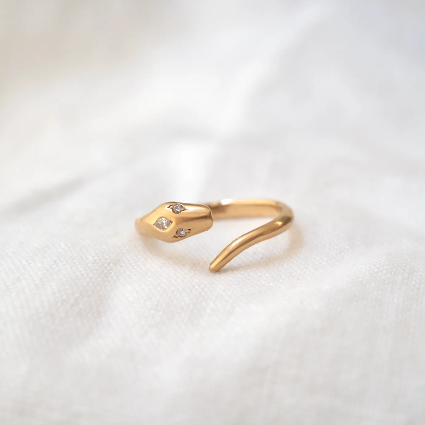 Open Ouroboros Marquise Diamond