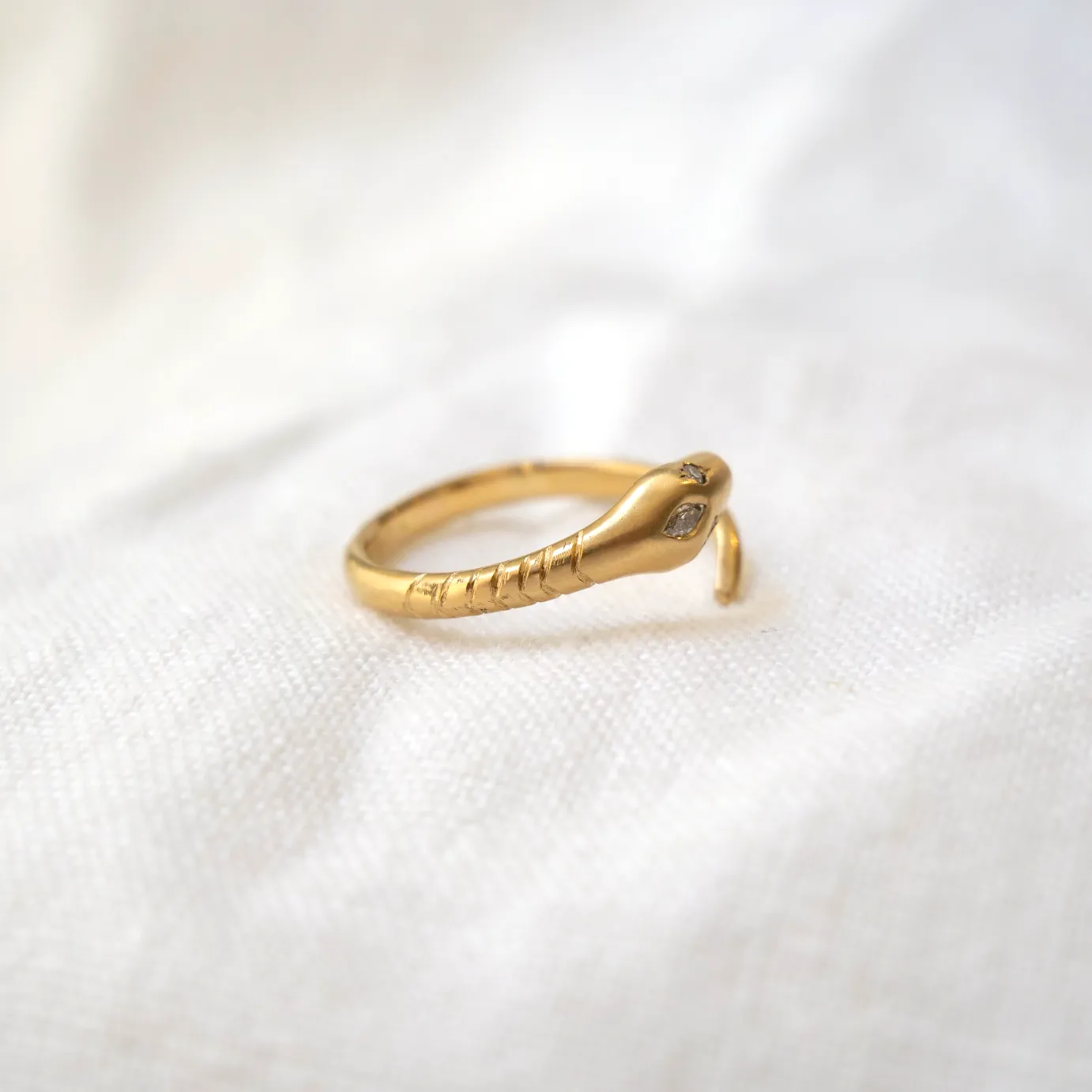 Open Ouroboros Marquise Diamond